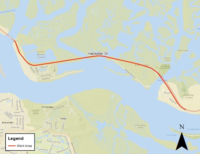 Northside Circuit 415 Reconductor Project Map